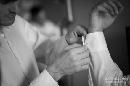 groomsmen getting ready at francis marion hotel